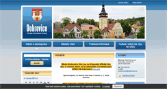Desktop Screenshot of dobrovice.cz